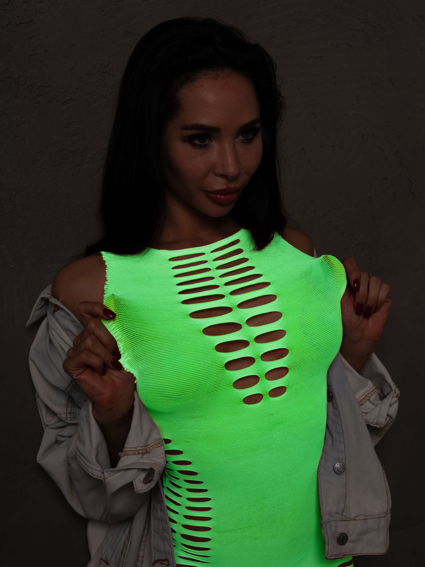 Sleevia™ UV Reactive Cut-Out Dress